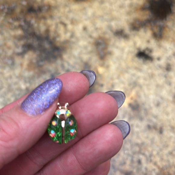 Betsey Johnson Green Ladybug earrings 
Never Worn - Picture 4 of 5